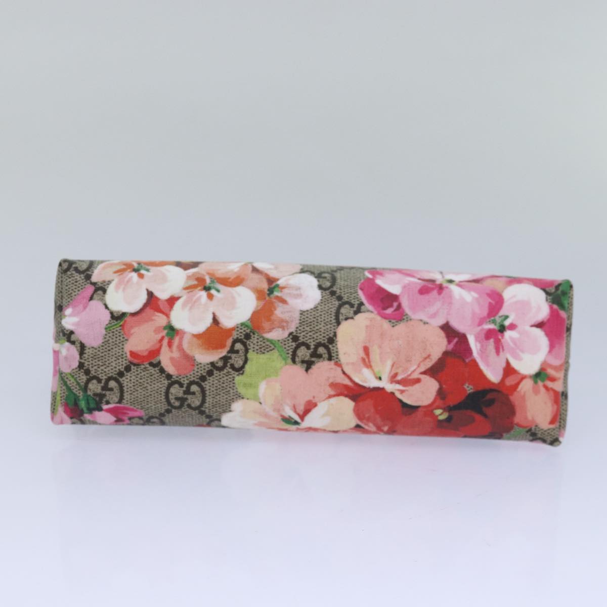 GUCCI GG Supreme Pouch PVC Leather Beige 431380 81502