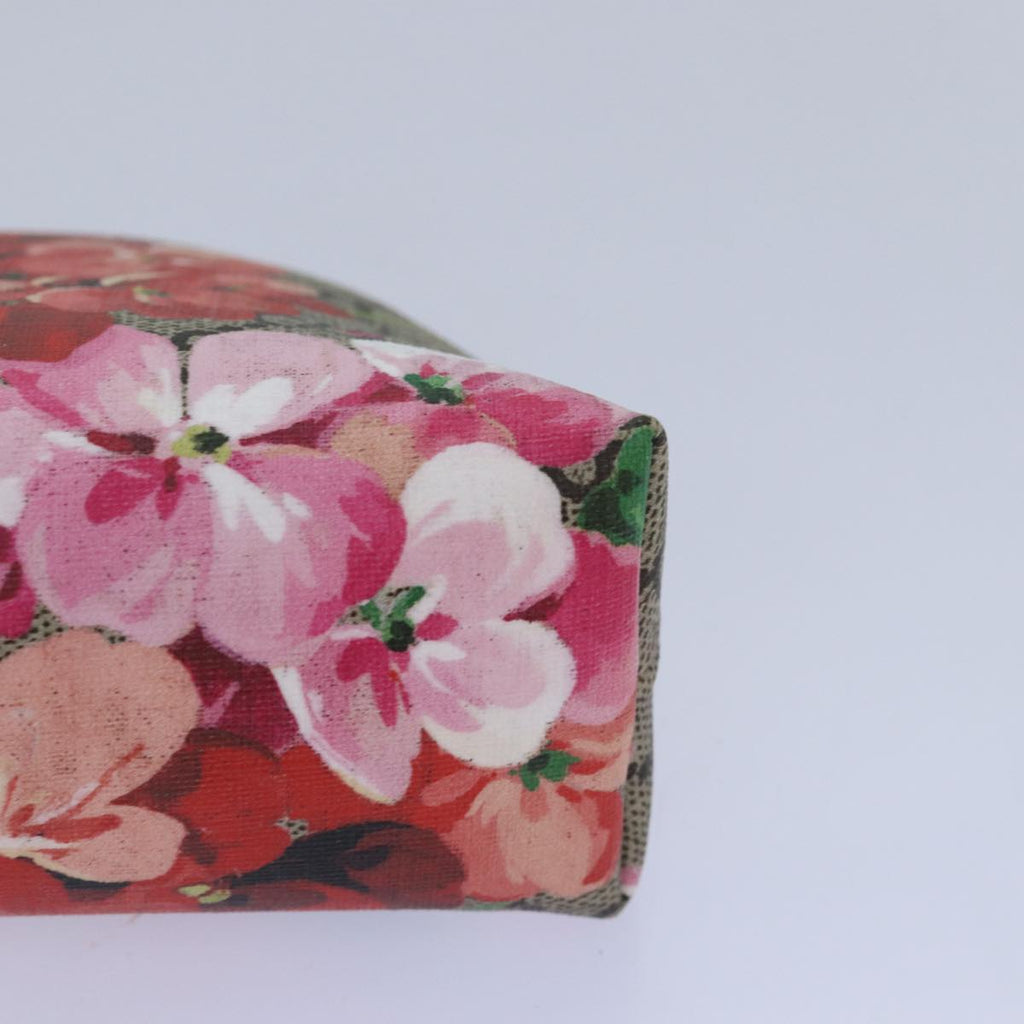 GUCCI GG Supreme Pouch PVC Leather Beige 431380 81502