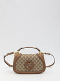 GUCCI Mini Handbag with Round Logo - 26.5x16.5x8.5cm