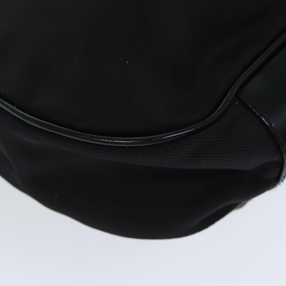 GUCCI Bamboo Shoulder Bag Nylon Black 001 1998 1577 81620