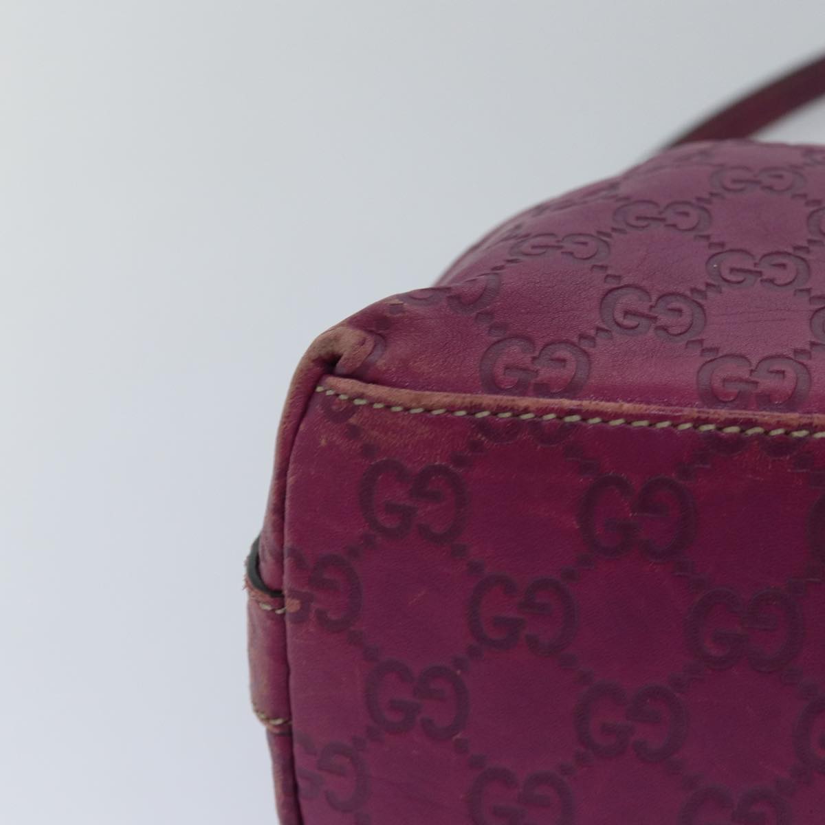GUCCI GG Canvas Guccissima Shoulder Bag Outlet Purple 257282 81621