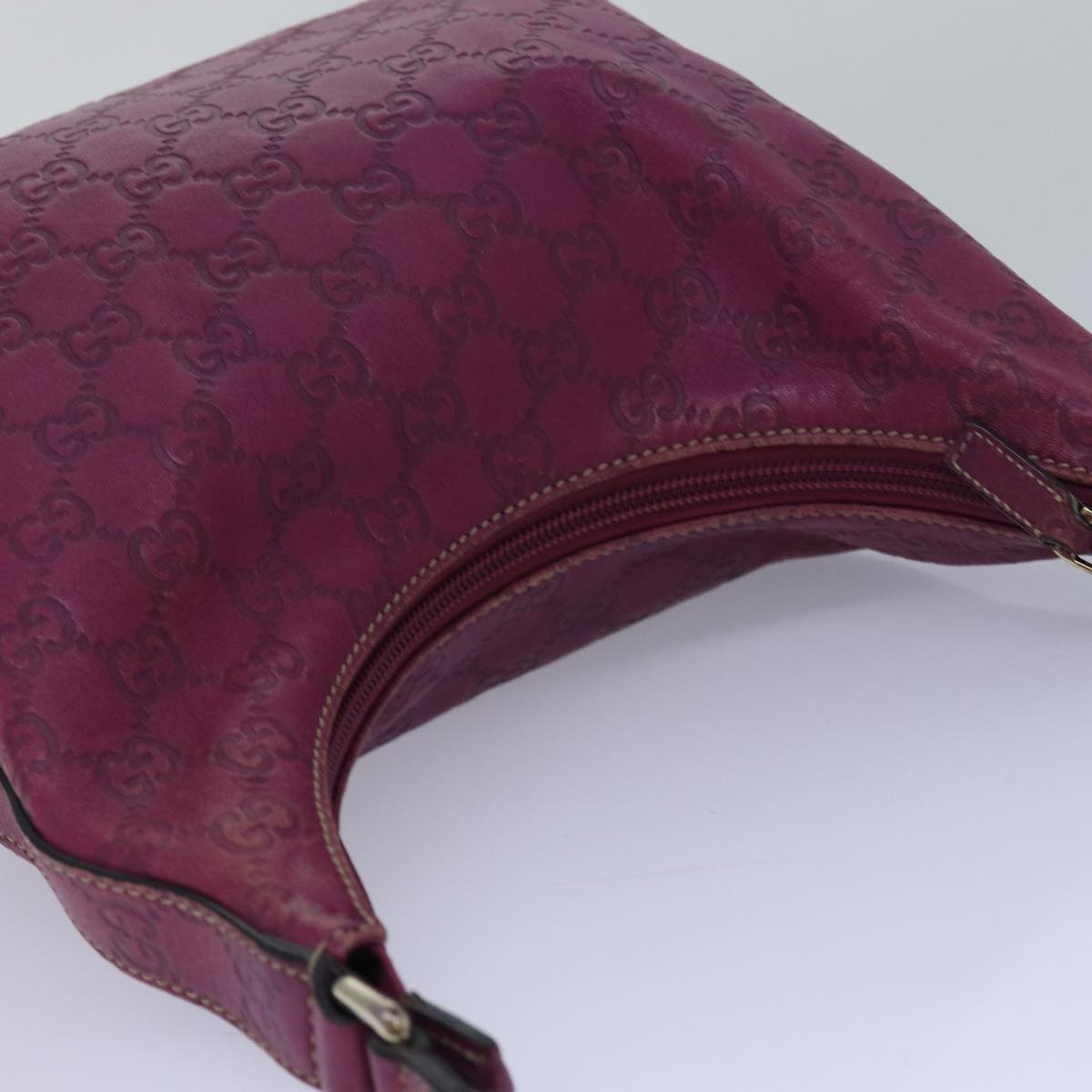 GUCCI GG Canvas Guccissima Shoulder Bag Outlet Purple 257282 81621