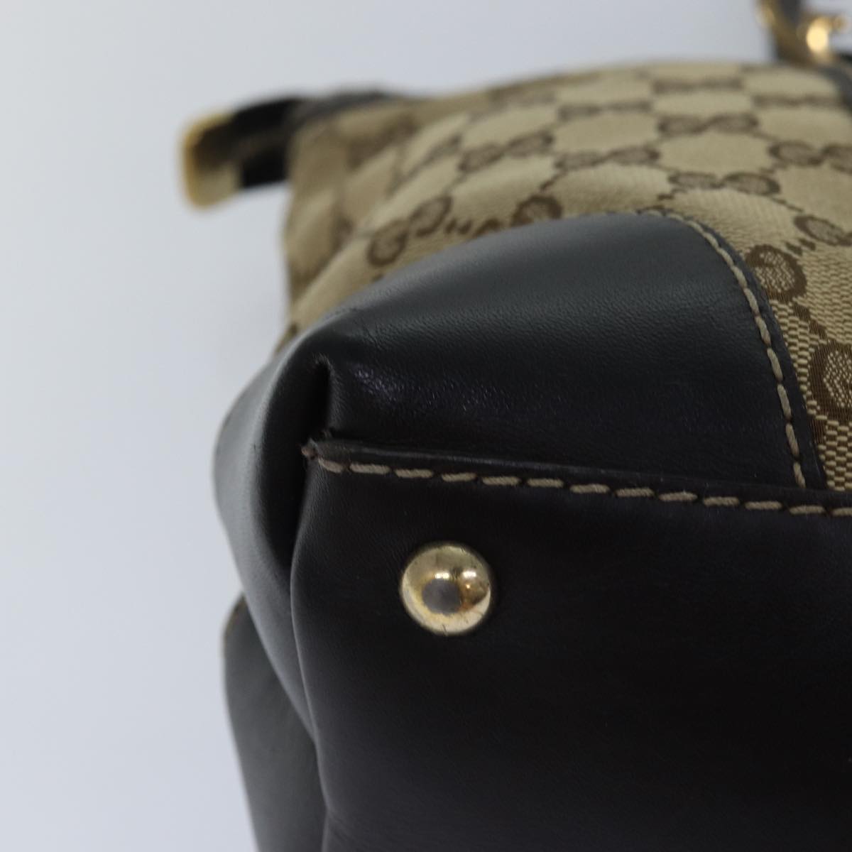 GUCCI GG Canvas Lovely Hand Bag Beige 257069 81622
