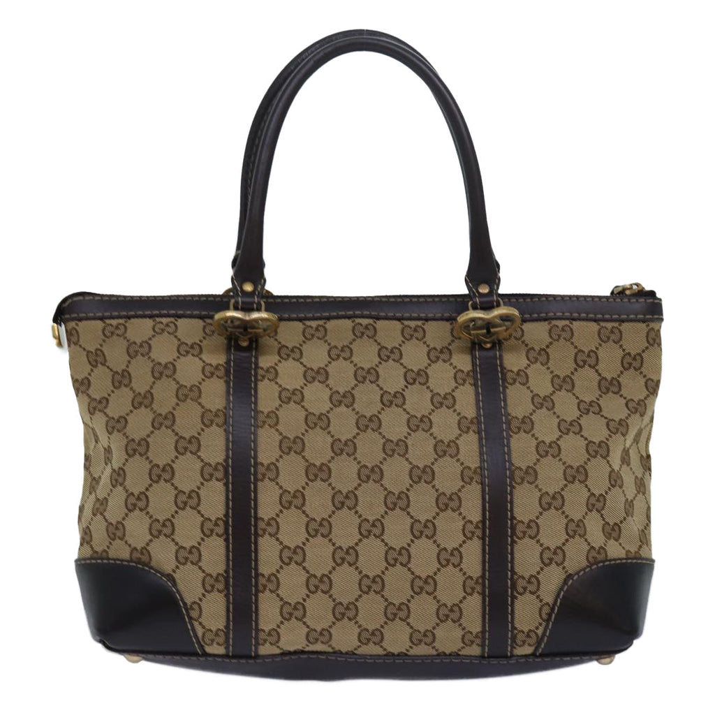 GUCCI GG Canvas Lovely Hand Bag Beige 257069 81622