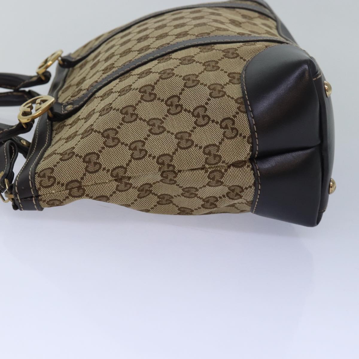 GUCCI GG Canvas Lovely Hand Bag Beige 257069 81622