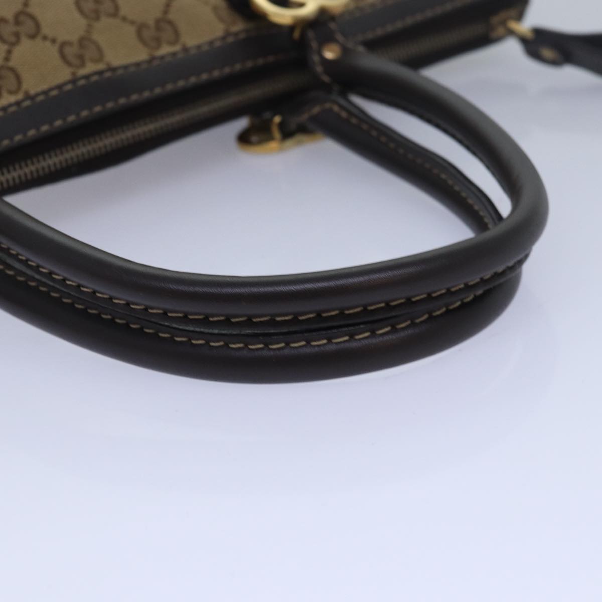 GUCCI GG Canvas Lovely Hand Bag Beige 257069 81622
