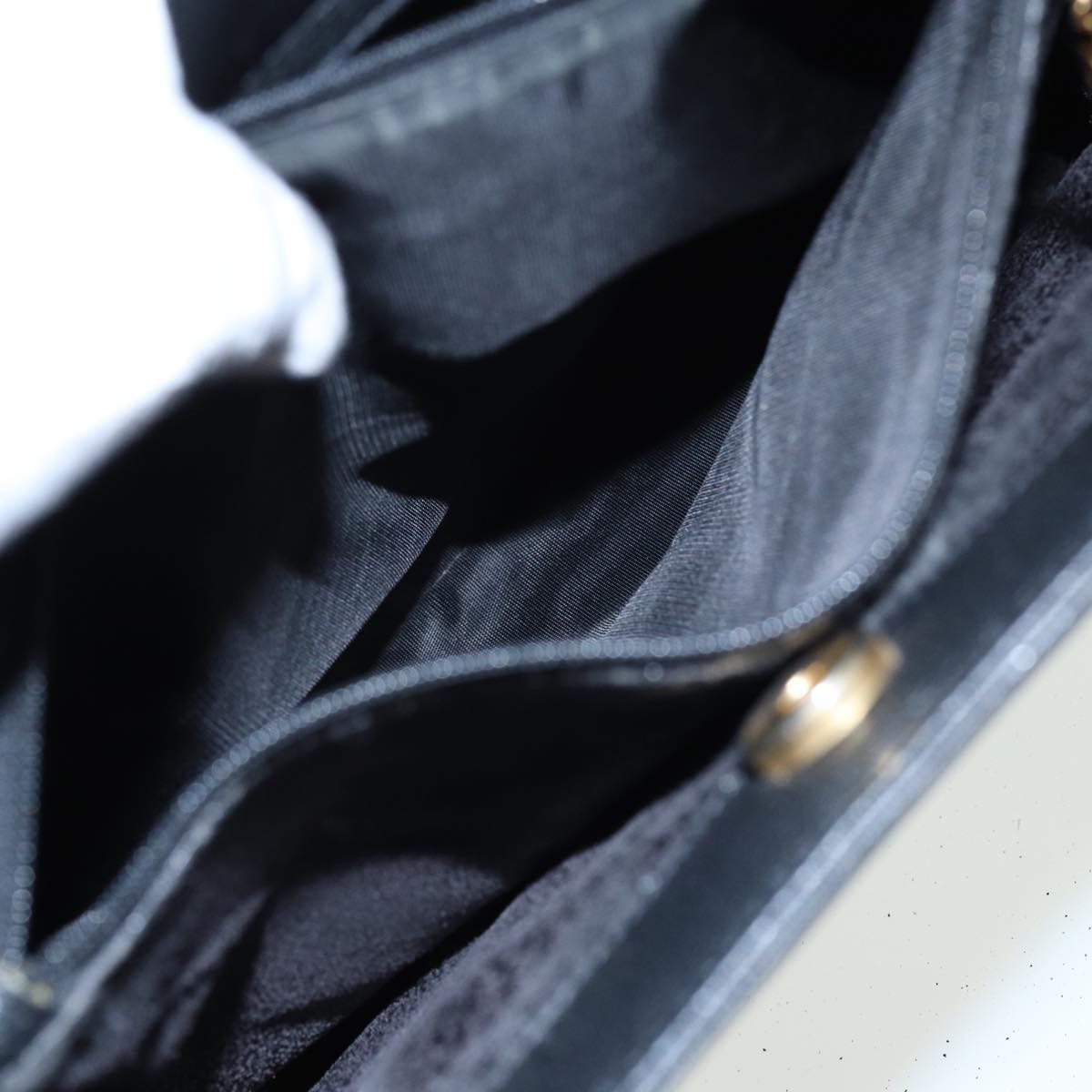 GUCCI Bamboo Hand Bag Leather Black 002 1095 0260 81630