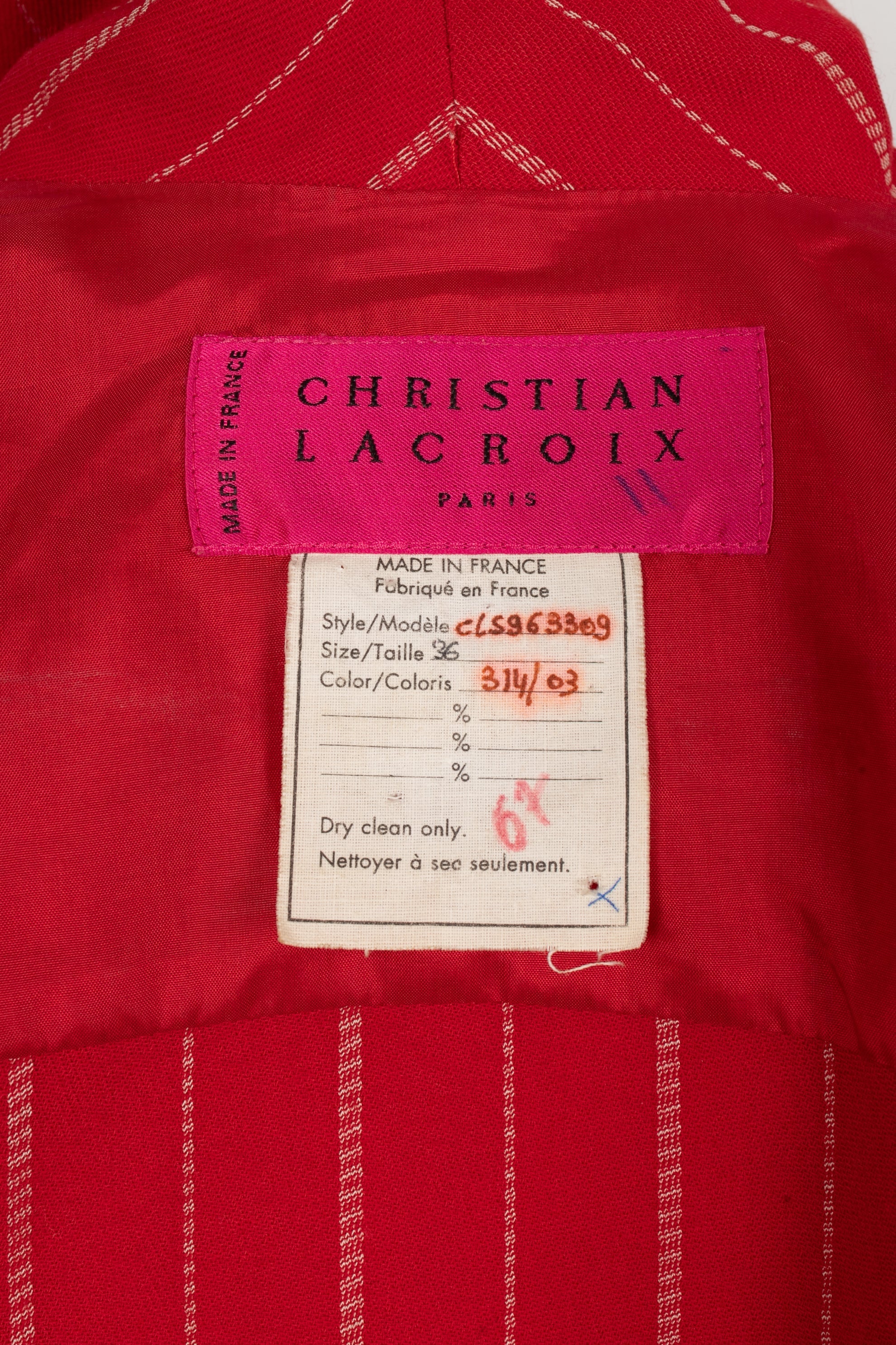Veste Christian Lacroix