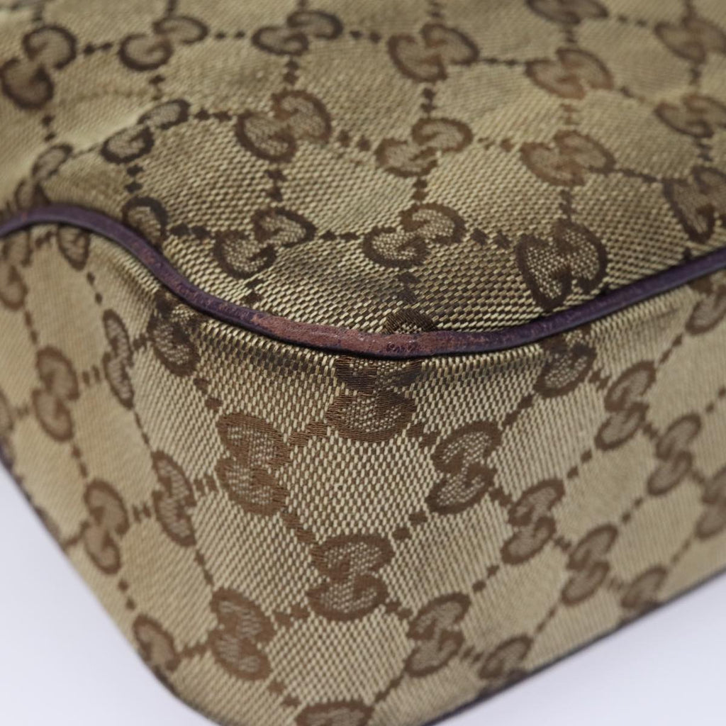 GUCCI New Jackie GG Canvas Hand Bag Beige 145817 81780