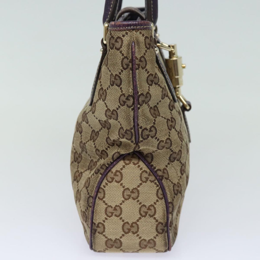 GUCCI New Jackie GG Canvas Hand Bag Beige 145817 81780