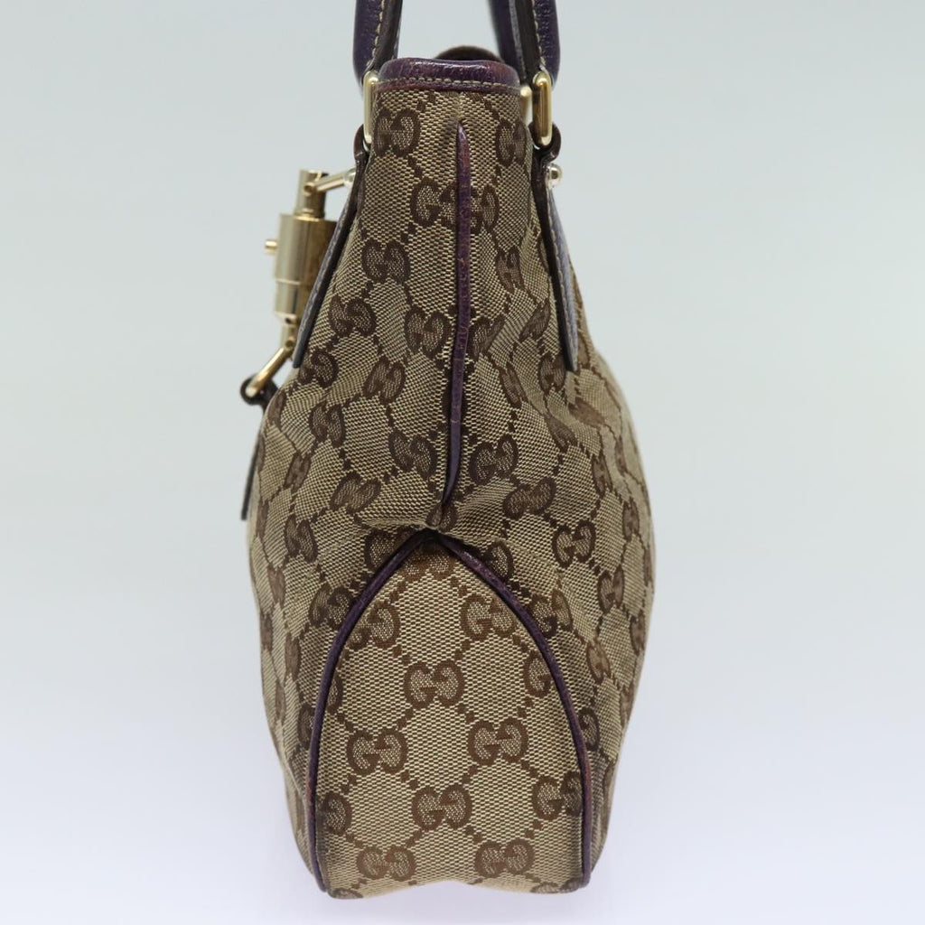 GUCCI New Jackie GG Canvas Hand Bag Beige 145817 81780
