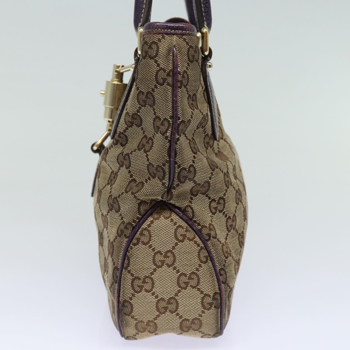 GUCCI New Jackie GG Canvas Hand Bag Beige 145817 81780