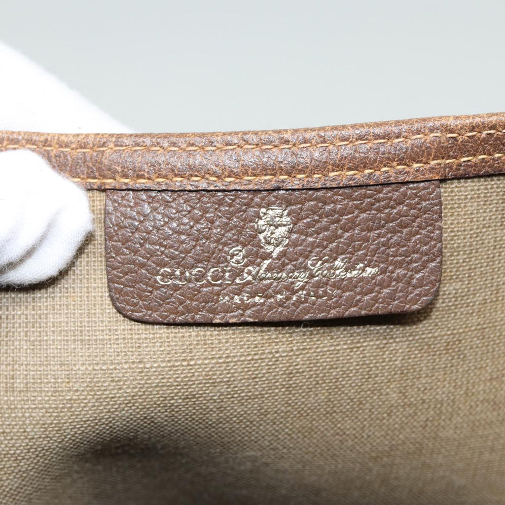 GUCCI GG Supreme Web Sherry Line Tote Bag Beige 40 02 003 81810