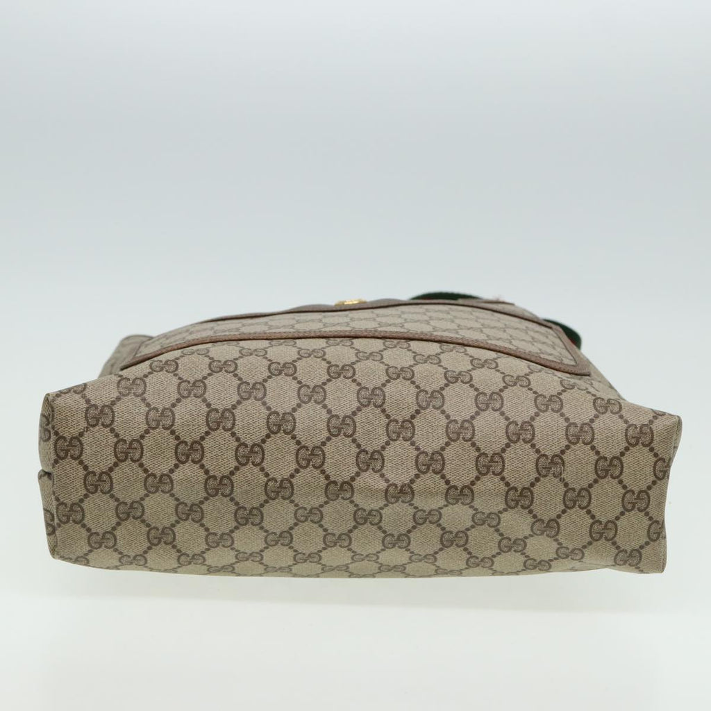 GUCCI GG Supreme Web Sherry Line Tote Bag Beige 40 02 003 81810