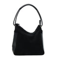 GUCCI Shoulder Bag Suede Black 001 3766 81827