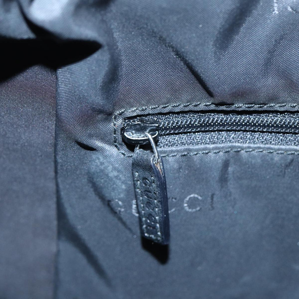 GUCCI Shoulder Bag Suede Black 001 3766 81827