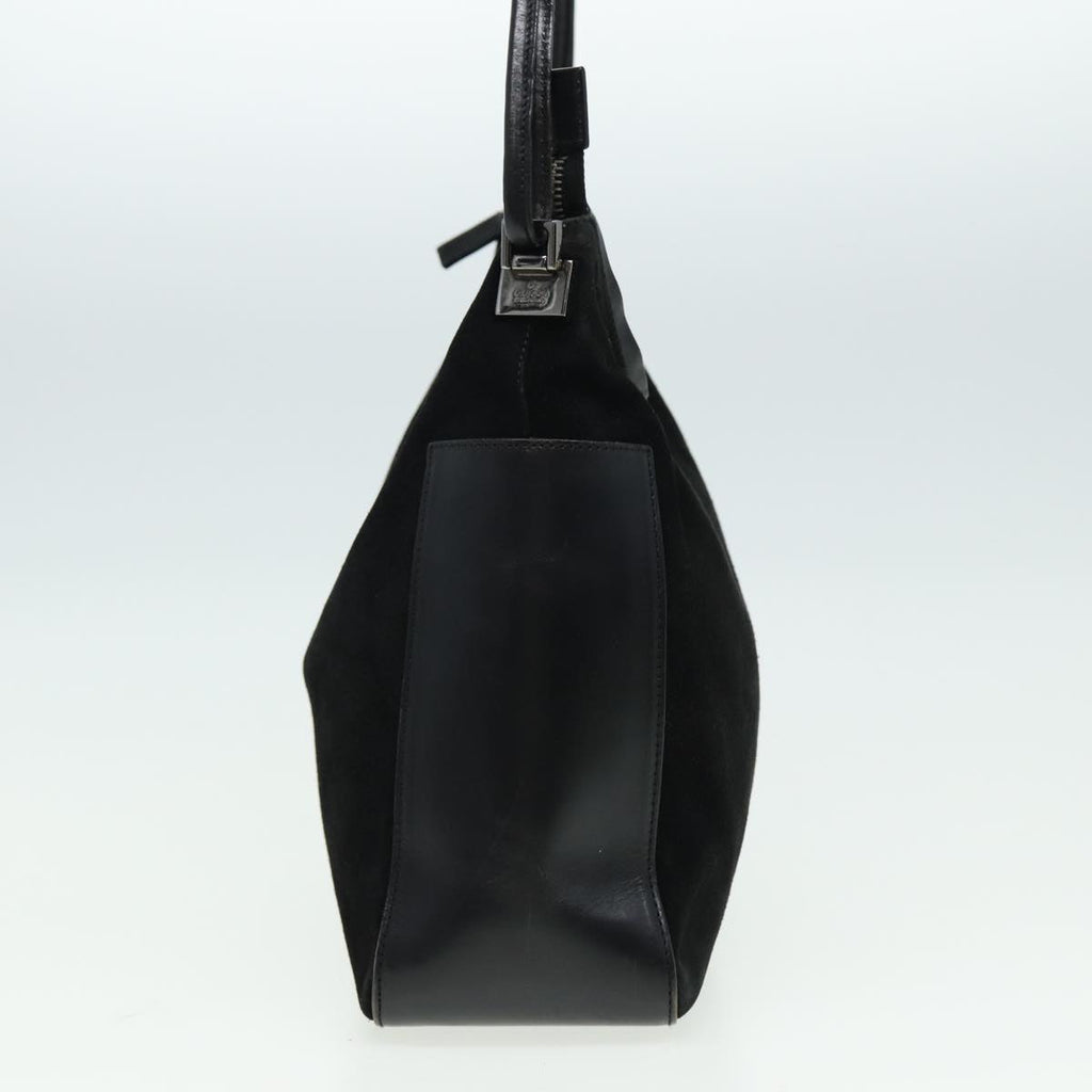 GUCCI Shoulder Bag Suede Black 001 3766 81827
