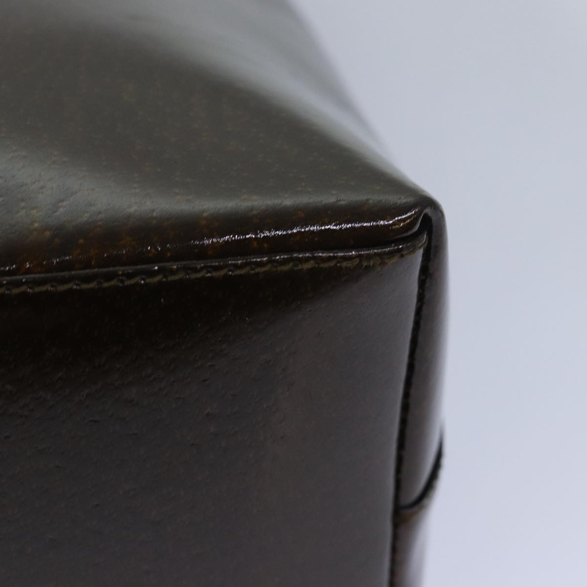 GUCCI Bamboo Shoulder Bag Enamel Brown 001 2122 3006 81842