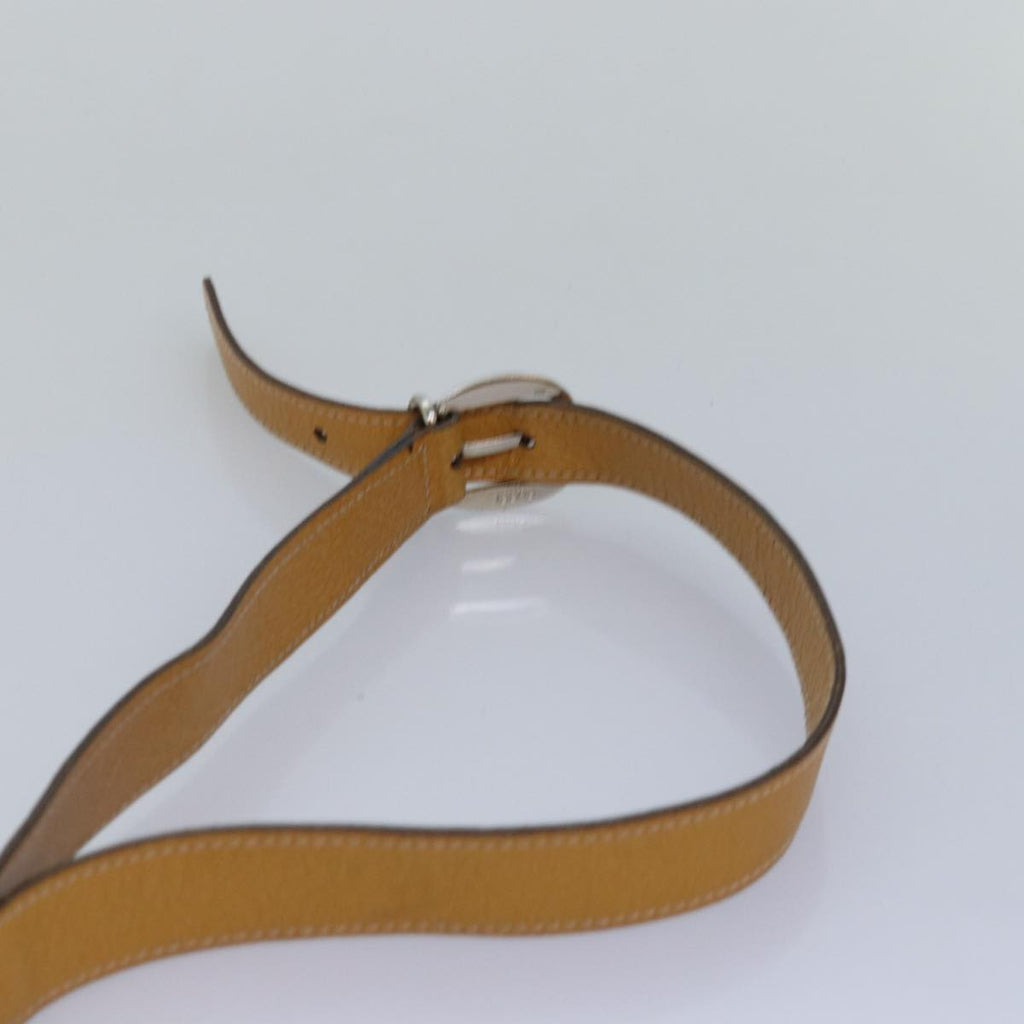 GUCCI Shoulder Bag Leather Yellow 001 2058 81846