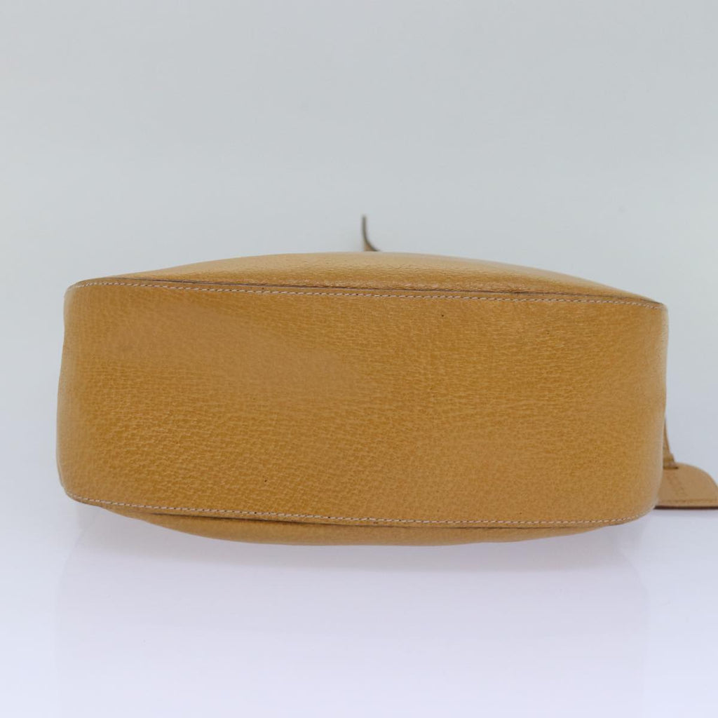 GUCCI Shoulder Bag Leather Yellow 001 2058 81846