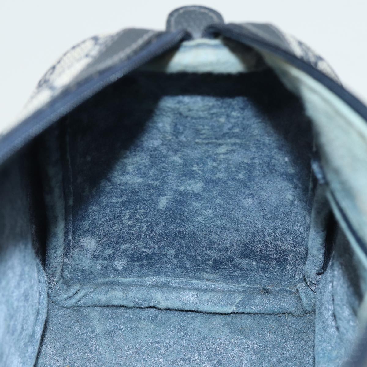 GUCCI GG Canvas Boston Bag PVC Leather Navy 40 3841 81871