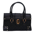 GUCCI GG Canvas Hand Bag Black 124286 81873