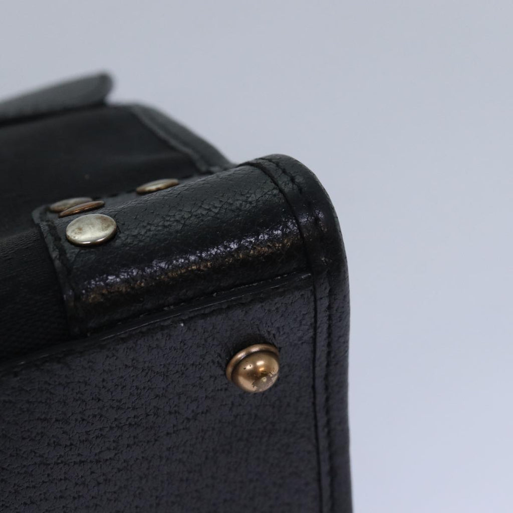 GUCCI GG Canvas Hand Bag Black 124286 81873