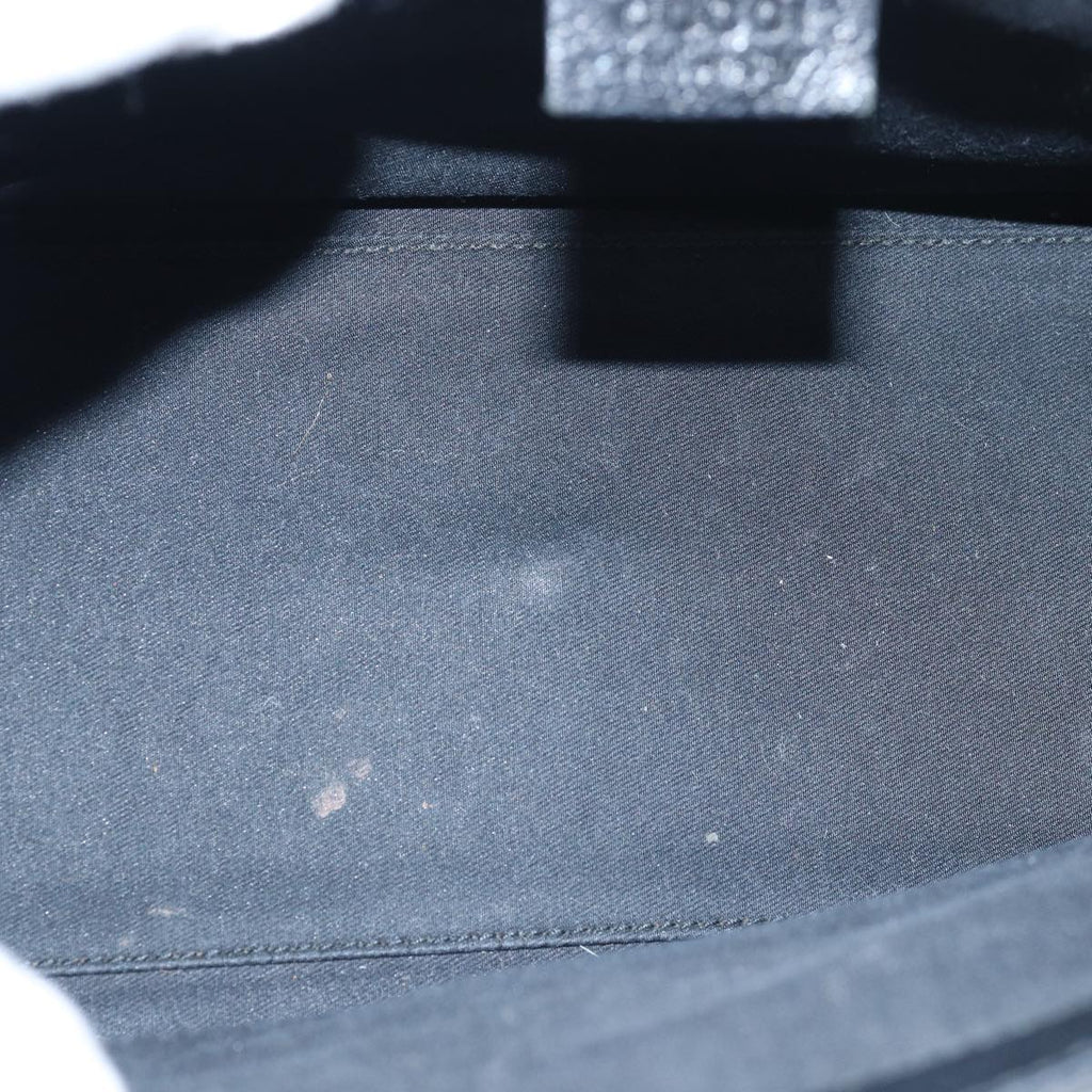 GUCCI GG Canvas Hand Bag Black 124286 81873