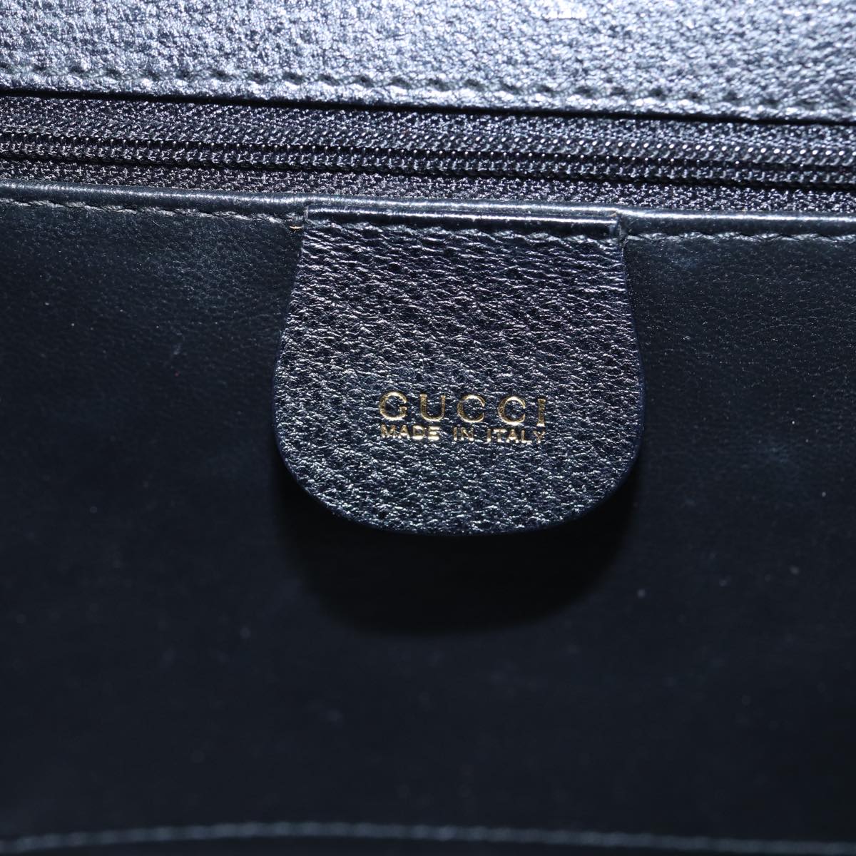 GUCCI Ready Lock Hand Bag Leather 2way Black 000 2026 0258 81897