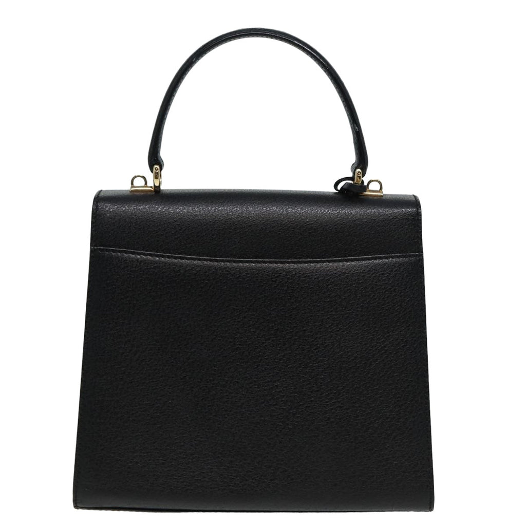 GUCCI Ready Lock Hand Bag Leather 2way Black 000 2026 0258 81897