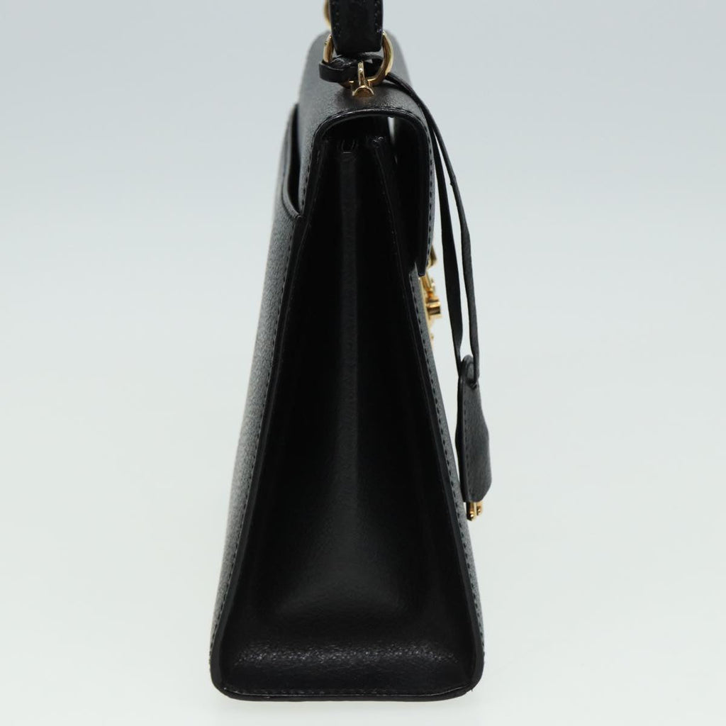 GUCCI Ready Lock Hand Bag Leather 2way Black 000 2026 0258 81897