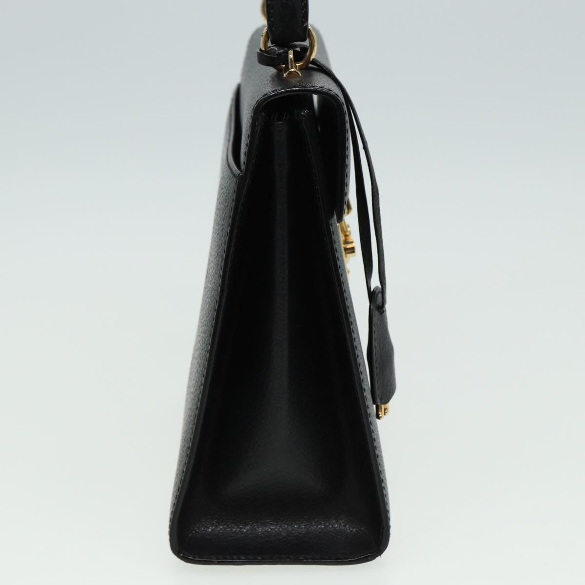 GUCCI Ready Lock Hand Bag Leather 2way Black 000 2026 0258 81897