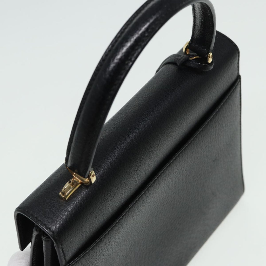 GUCCI Ready Lock Hand Bag Leather 2way Black 000 2026 0258 81897