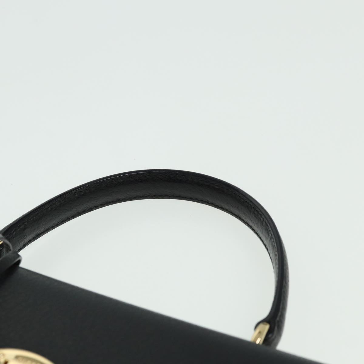 GUCCI Ready Lock Hand Bag Leather 2way Black 000 2026 0258 81897