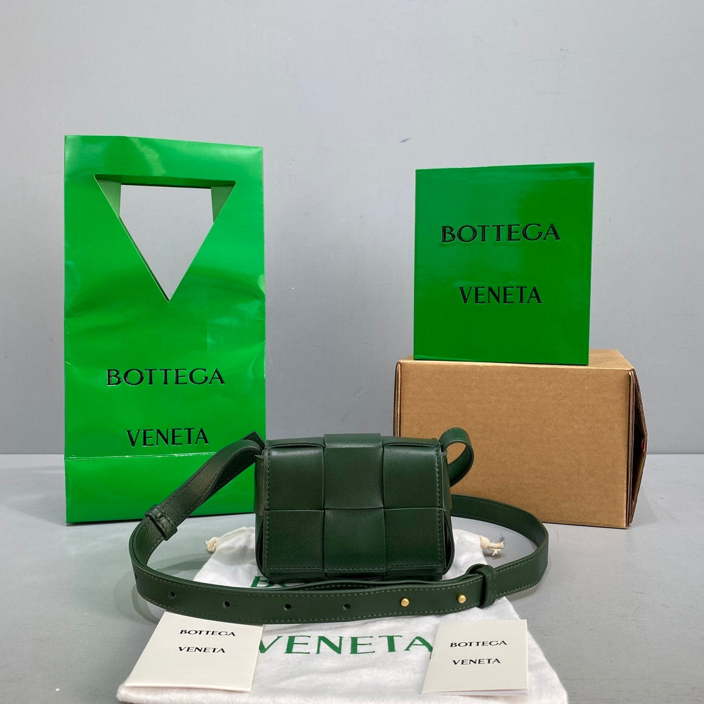 GLAMI Candy Cassette Dark Green, For Women, Bags 4.7in/12cm
