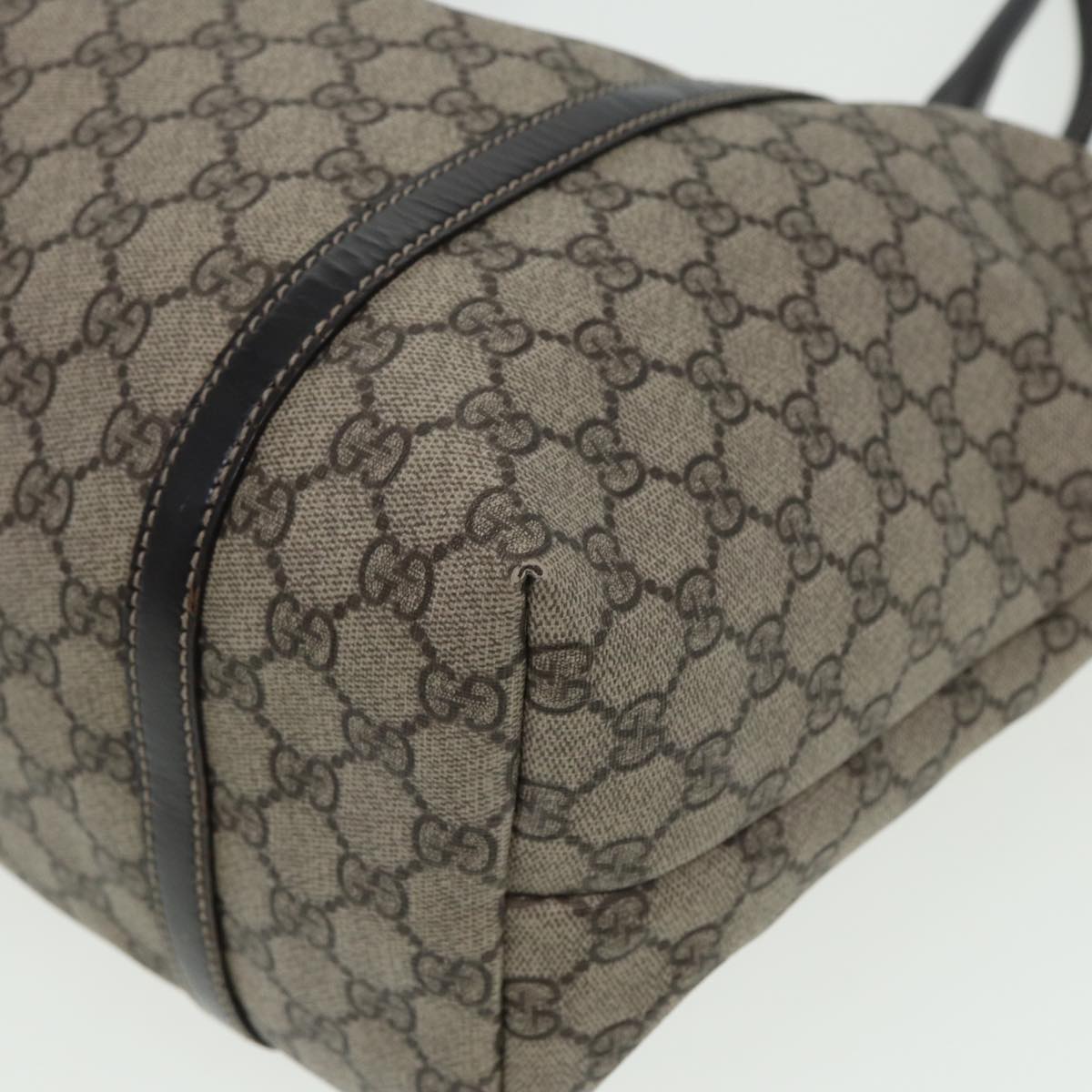 GUCCI GG Supreme Tote Bag PVC Leather Beige 197953 81913