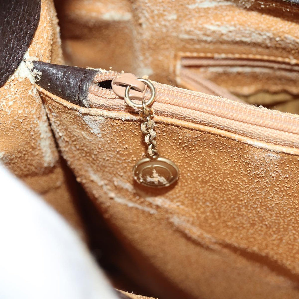 GUCCI Bamboo Hand Bag Suede Outlet Brown 002 1095 0260 81930