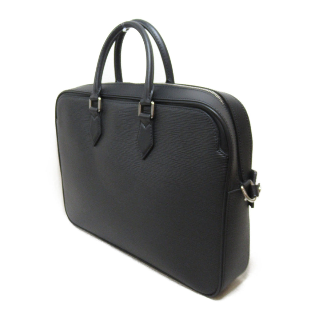 Louis Vuitton Louis Vuitton Dandy Briefcase MM Business Bag Business Bag PVC Coated Linen Taiga Men  Black M54404