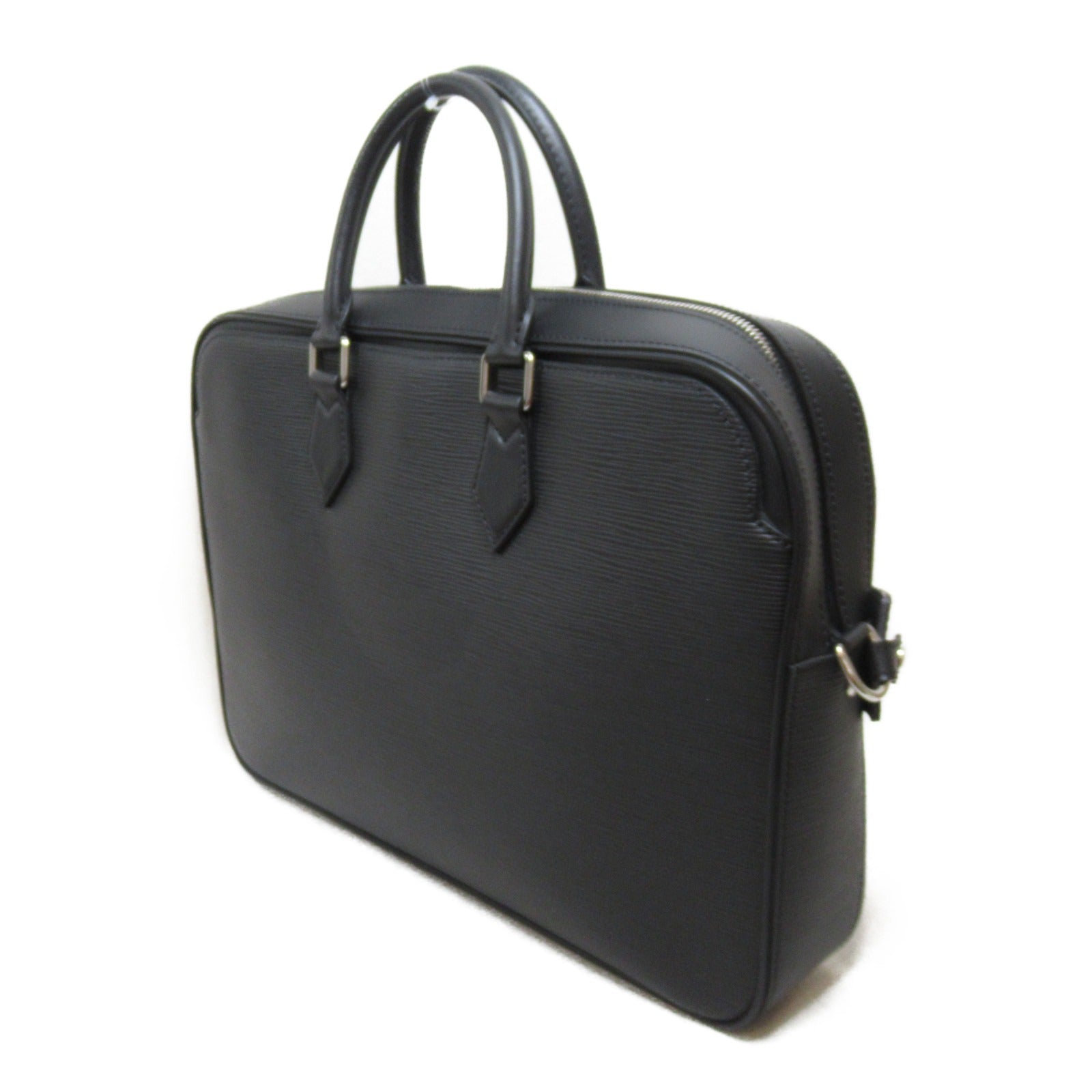 Louis Vuitton Louis Vuitton Dandy Briefcase MM Business Bag Business Bag PVC Coated Linen Taiga Men  Black M54404
