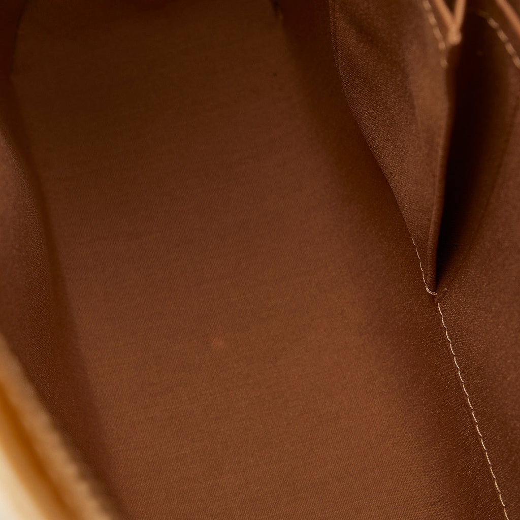 Brown Louis Vuitton Monogram Vernis Brentwood Tote Bag