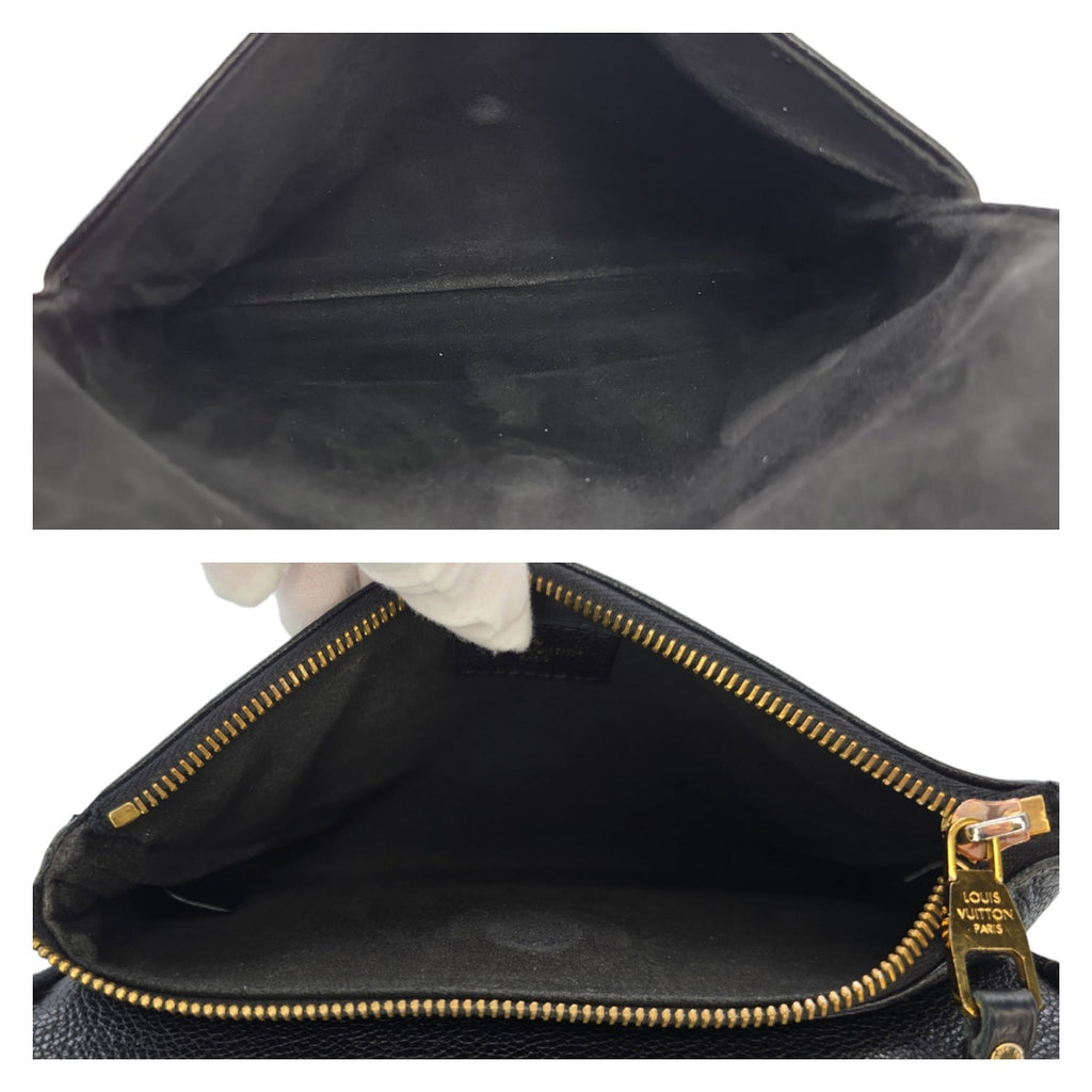 Louis Vuitton Twice Black Monogram Empreinte Crossbody Bag