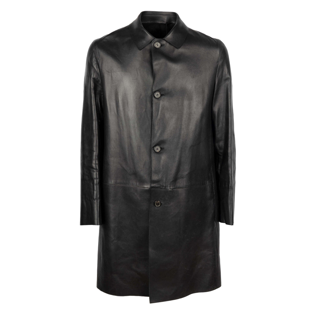Gucci Leather Trench Coat - '00s
