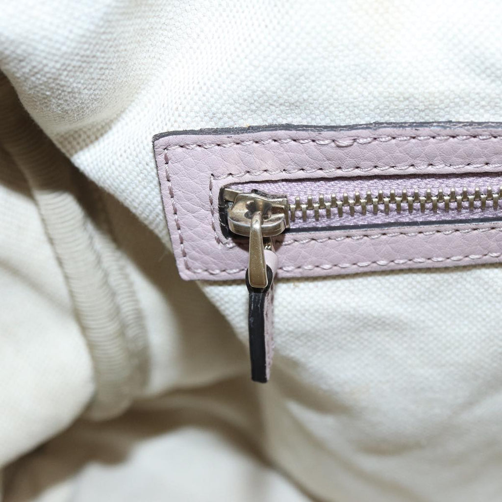 GUCCI GG Canvas Boston Bag 2way Beige Pink 82022