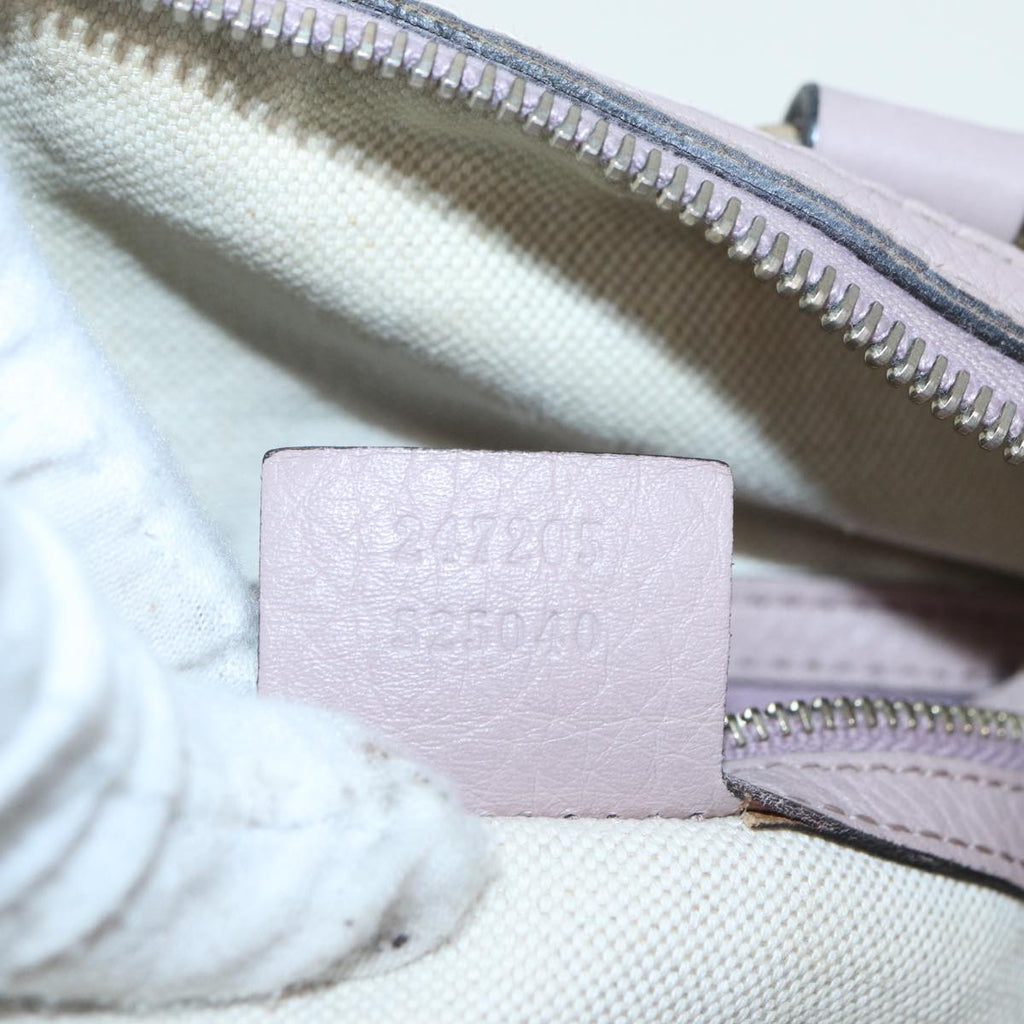 GUCCI GG Canvas Boston Bag 2way Beige Pink 82022