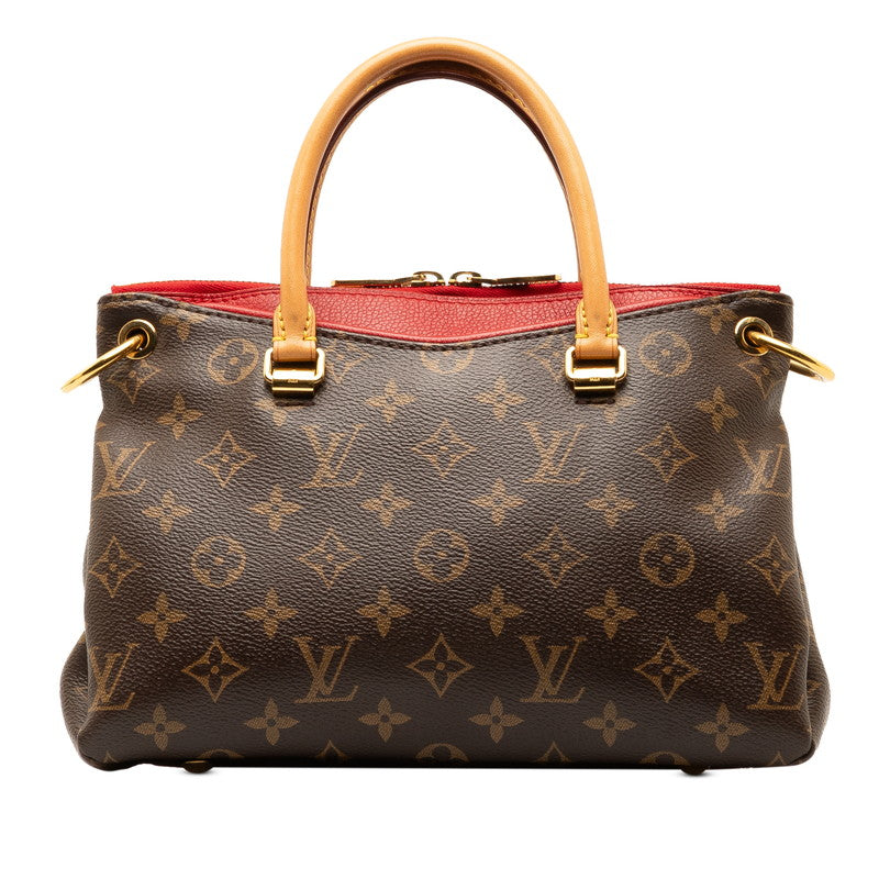 Louis Vuitton Monogram Parassus BB Handbag M41241 Tree Red PVC Leather  Louis Vuitton