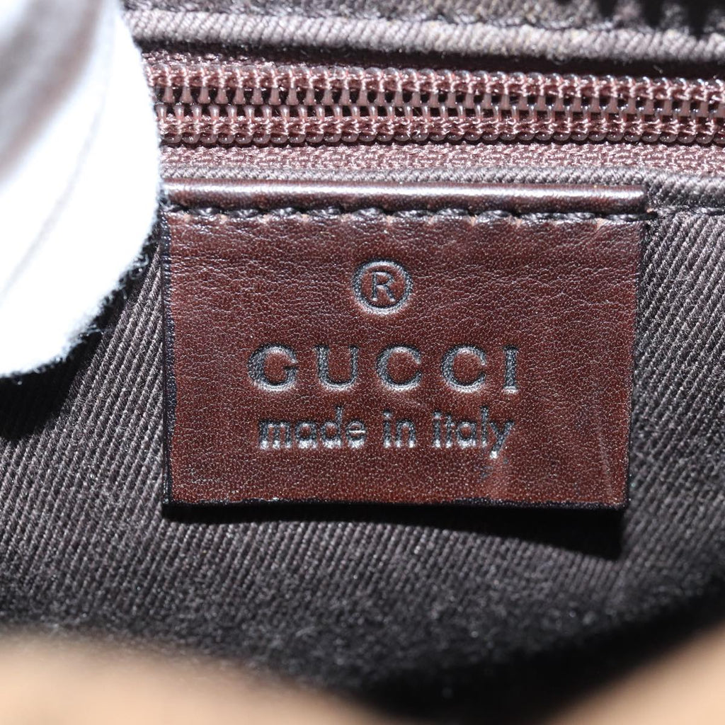 GUCCI GG Canvas Shoulder Bag Beige 101333 82099