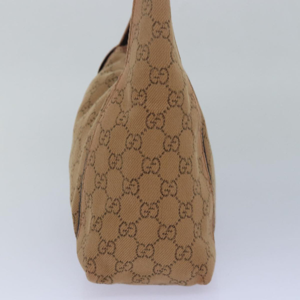 GUCCI GG Canvas Shoulder Bag Beige 101333 82099