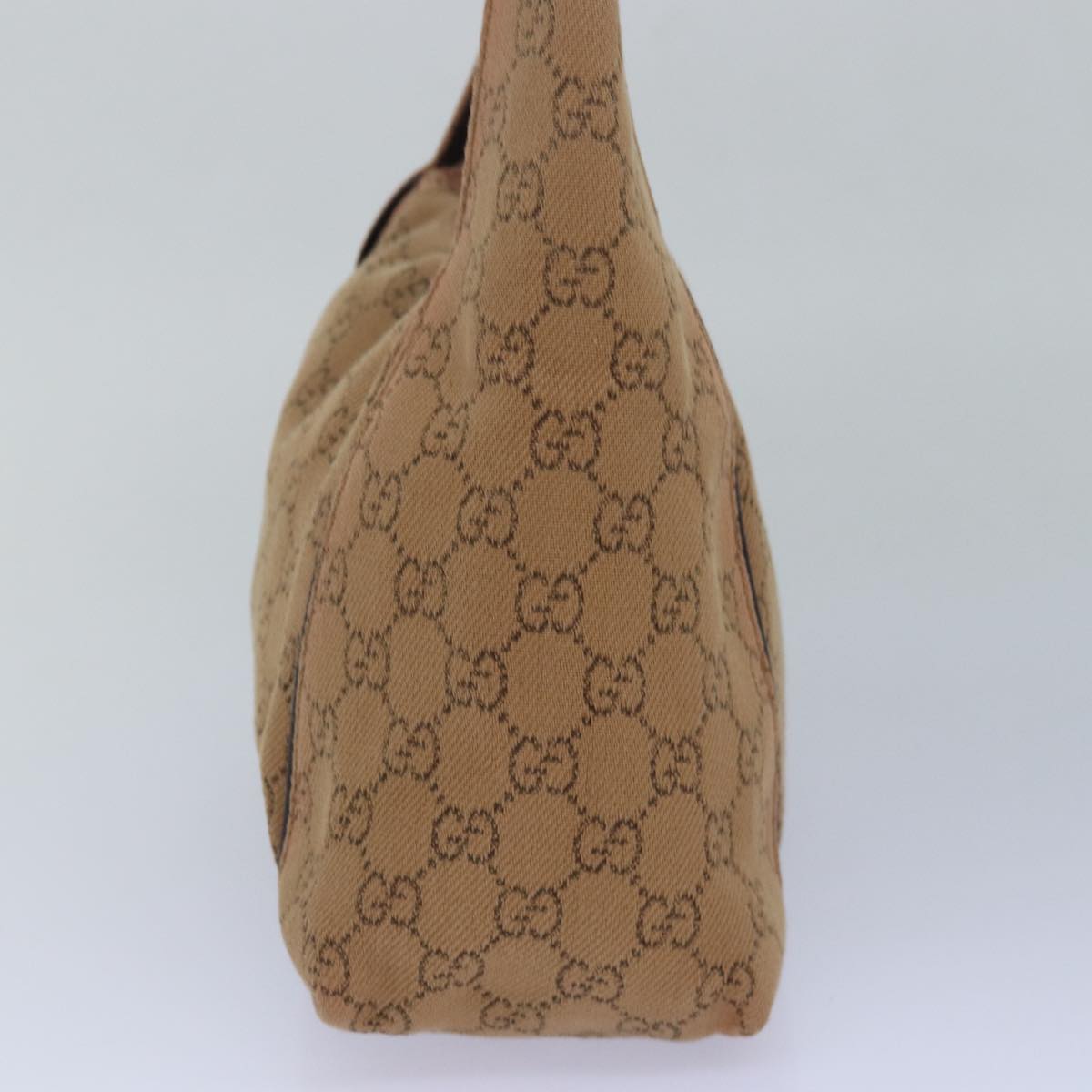 GUCCI GG Canvas Shoulder Bag Beige 101333 82099