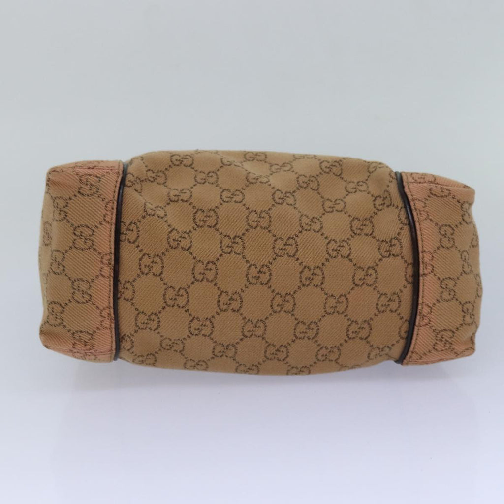 GUCCI GG Canvas Shoulder Bag Beige 101333 82099