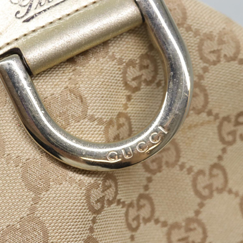 GUCCI GG Canvas Abbey Tote Bag Beige Gold 189835 82100